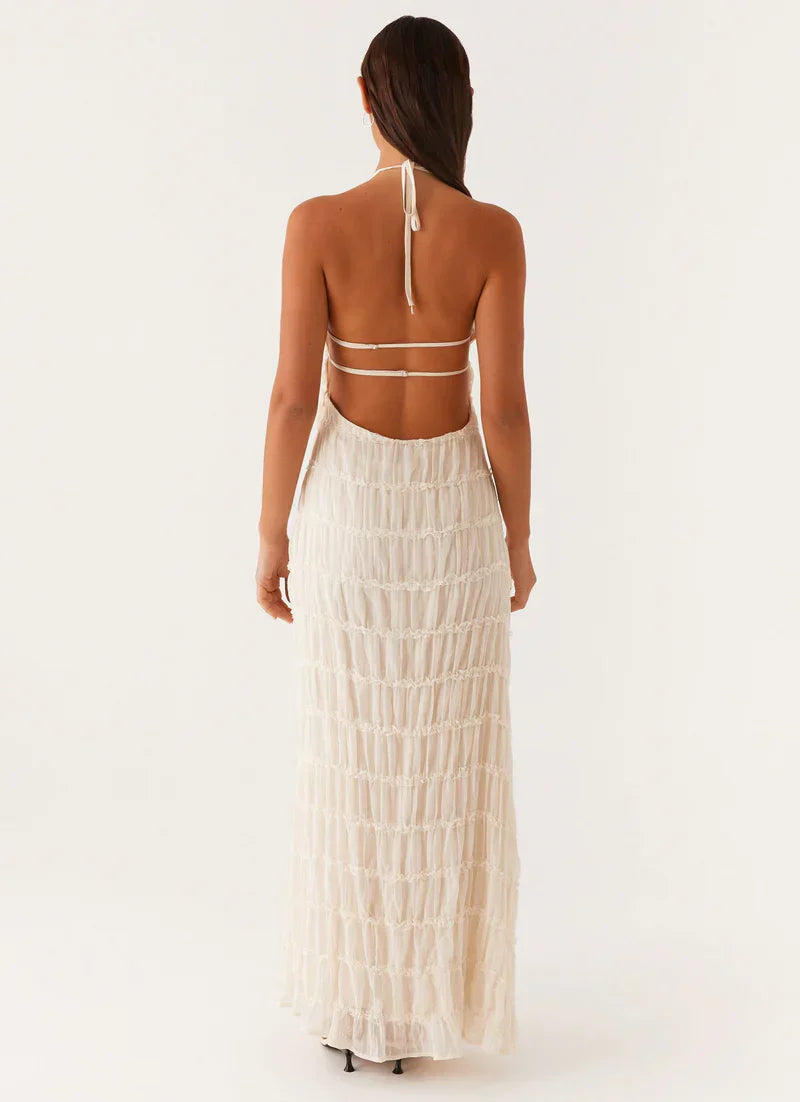 Falkenberg - Elegantes Maxikleid Im Bohemian Stil