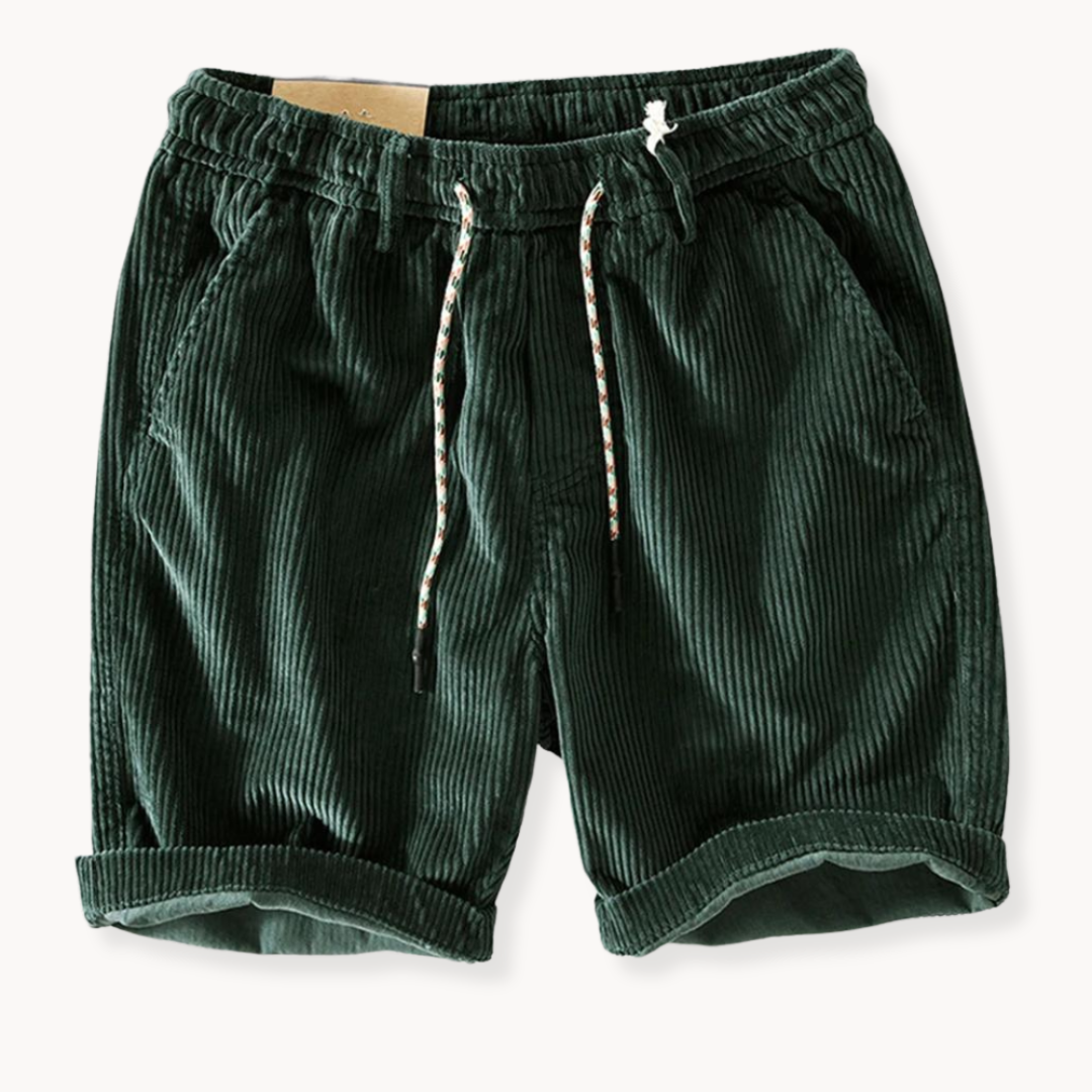 Klaas - Verstellbare Cord Shorts