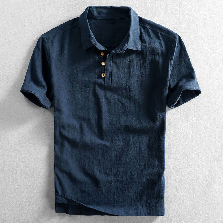 Damien – Leinen Polo Hemd