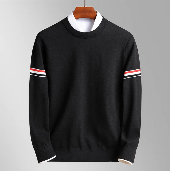 Carlton – Baumwoll Pullover Mit Rundhalsausschnitt