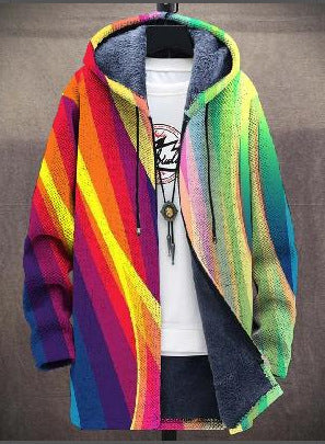 Broonte – Luxuriöser Von Kunst Inspirierter Strickjacke