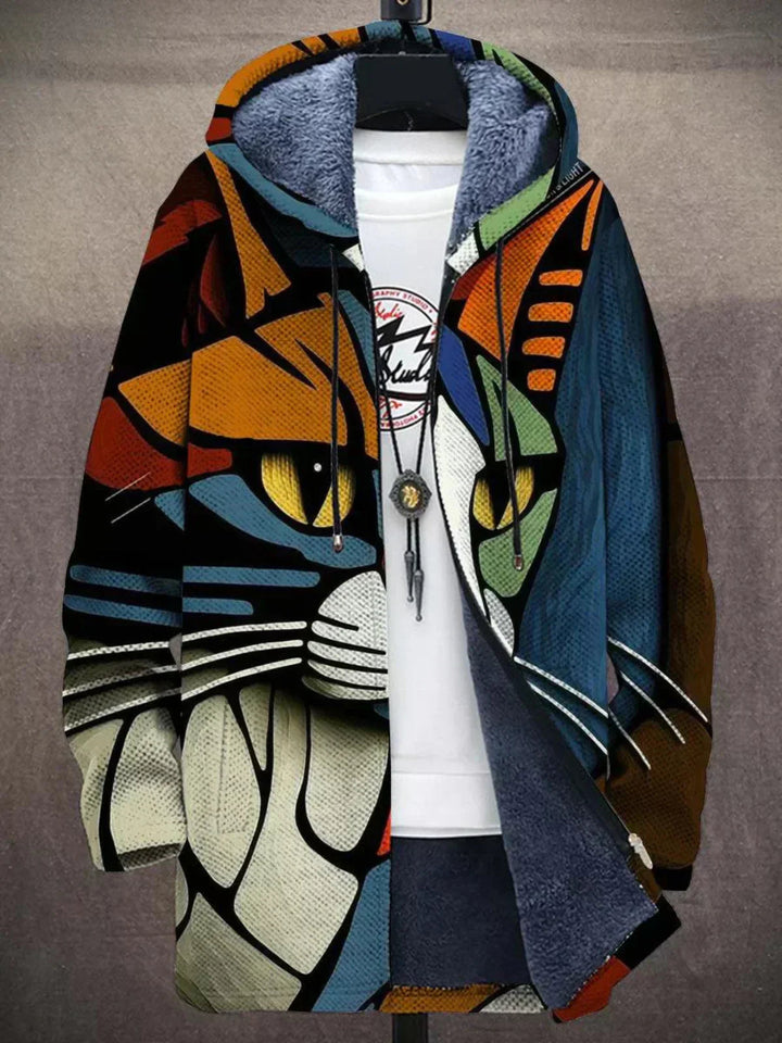 Broonte – Luxuriöser Von Kunst Inspirierter Strickjacke