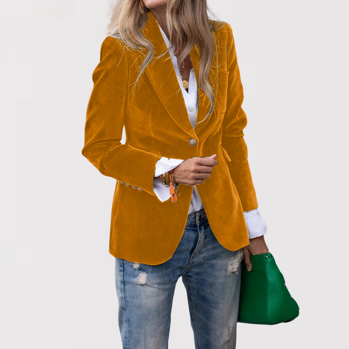 Quirita - Luxuriöse Samt Jacke
