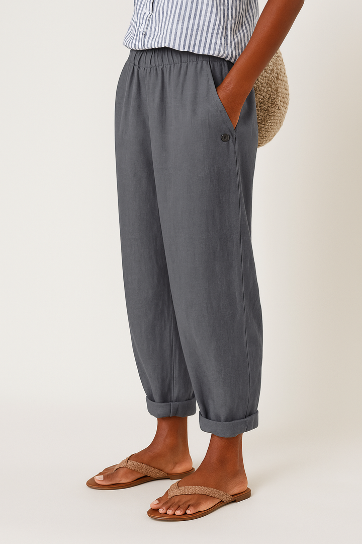 Yanchik - Stylische Hose Mit Seitentaschen