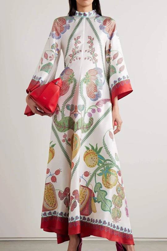 Elica – Bedrucktes Maxikleid