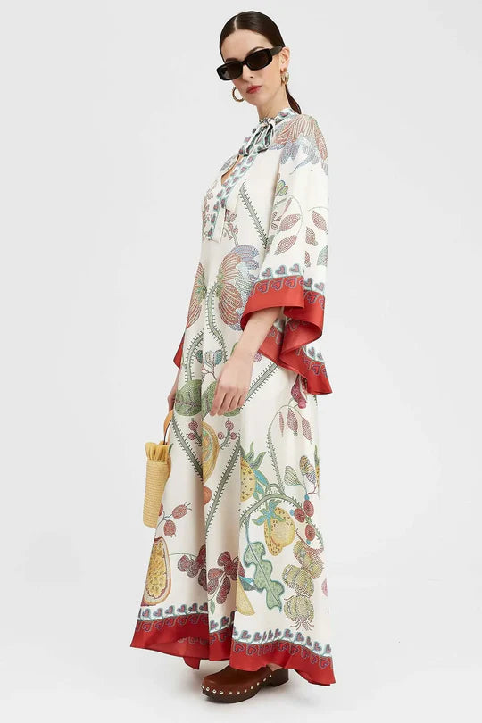 Elica – Bedrucktes Maxikleid