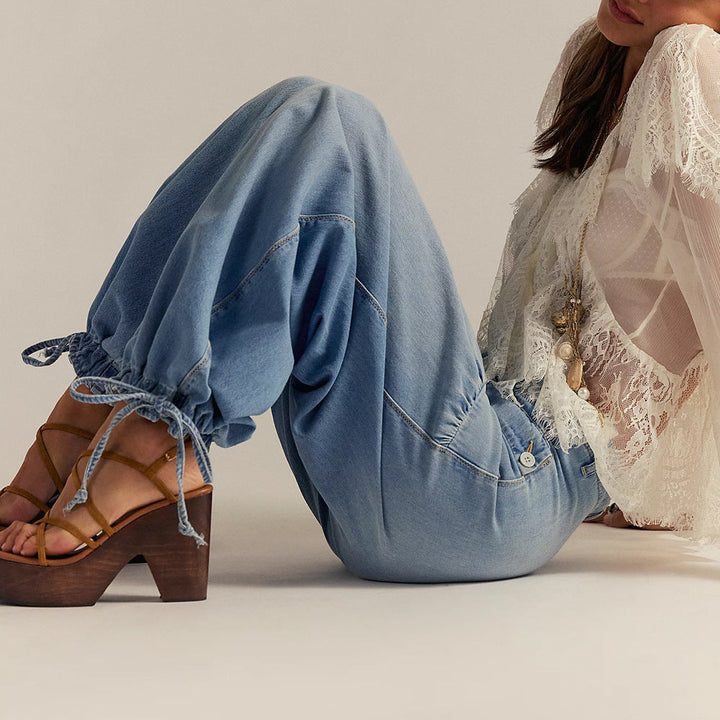 Zilda – Elegante Jeans Mit Fließendem Schnitt