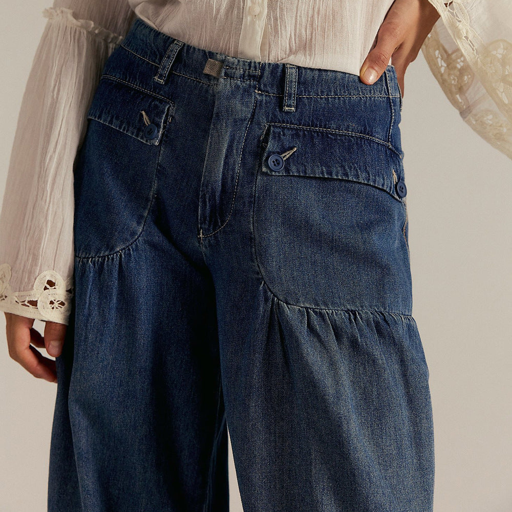 Zilda – Elegante Jeans Mit Fließendem Schnitt