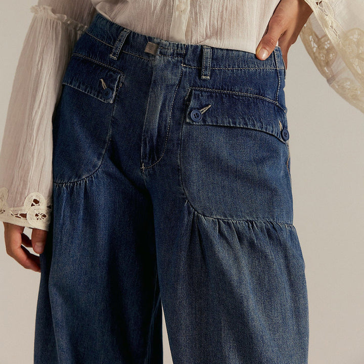 Zilda – Elegante Jeans Mit Fließendem Schnitt