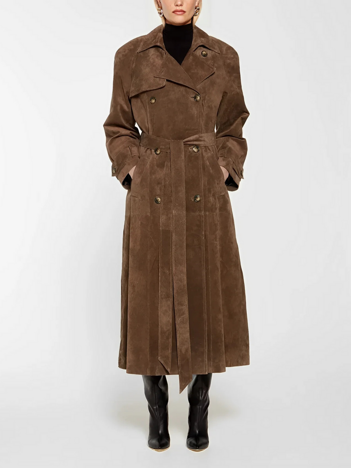 Kay - Trenchcoat Aus Wildleder