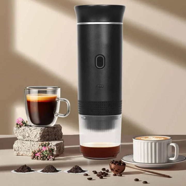 AeroCafe – Tragbare Espresso und Cappuccino Maschine
