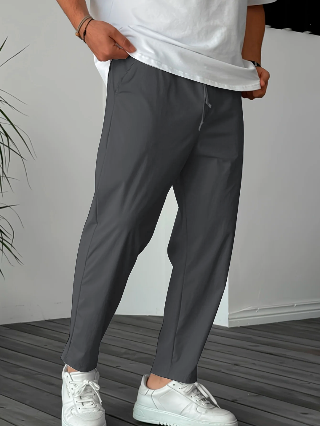 Blewett – Elegante Konisch Zulaufende Hose Mit Kordelzug
