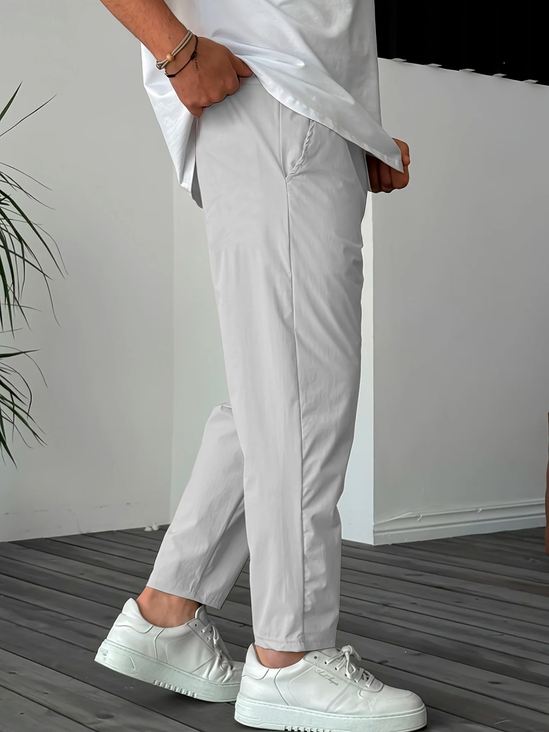 Blewett – Elegante Konisch Zulaufende Hose Mit Kordelzug