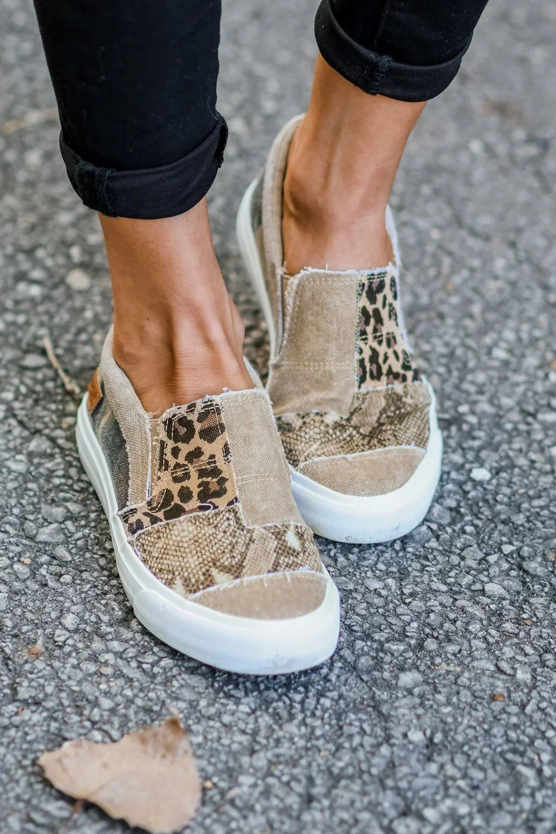 Valeriya - Freizeitschuhe mit Leopardenmuster