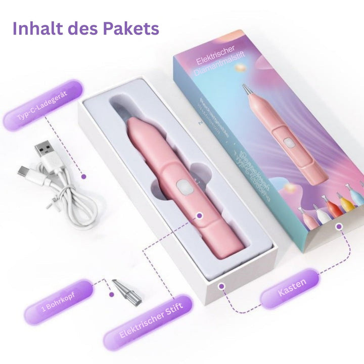DazzleDot - Elektrischer Diamant Malstift 6 Farben