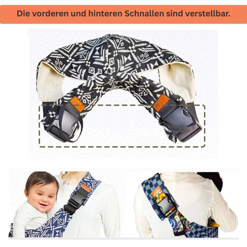 BabyBloom – Verstellbarer Baby Trage Hüftsitz