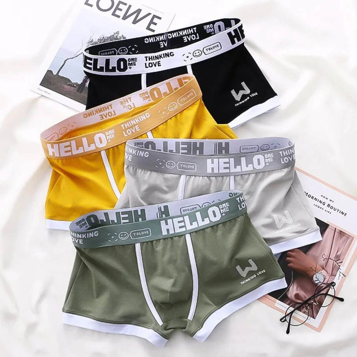 Gerwin – Bequeme Boxer Unterwäsche mit Hohem Bund