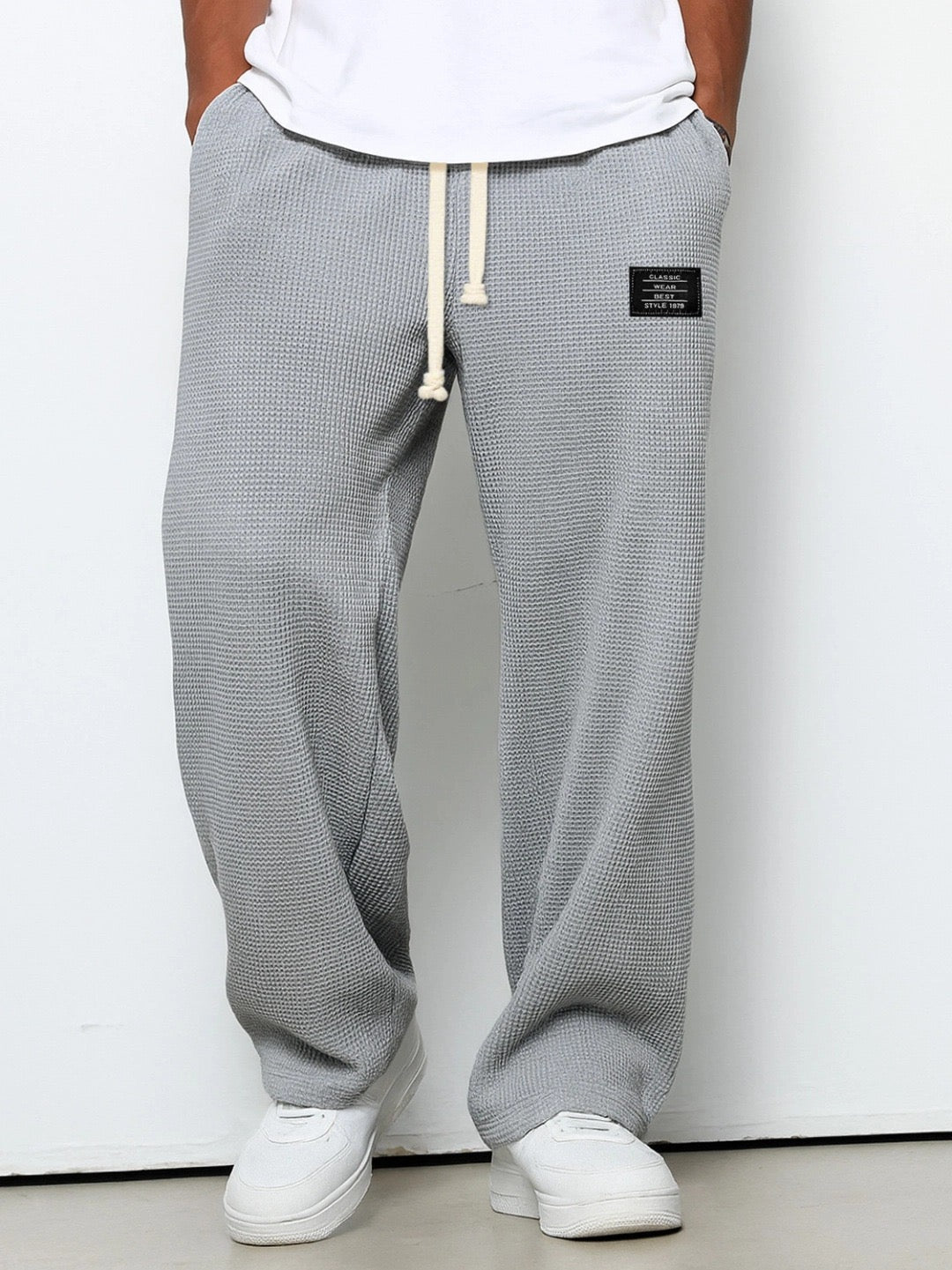 Deslan – Weite Hose Mit Verstellbarem Bund