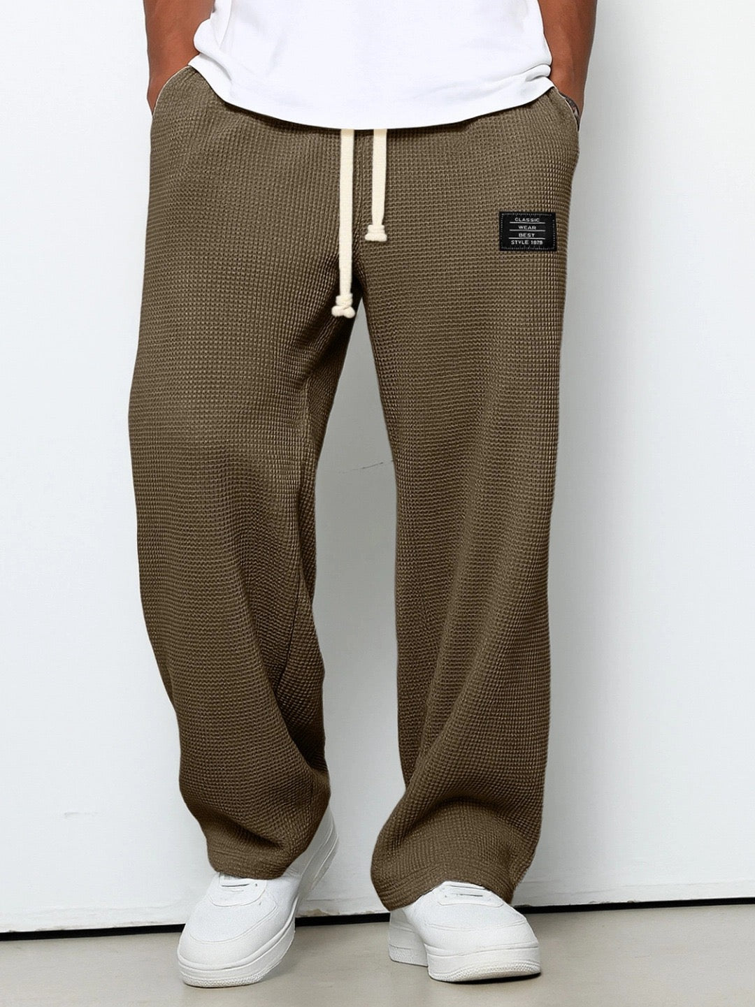 Deslan – Weite Hose Mit Verstellbarem Bund
