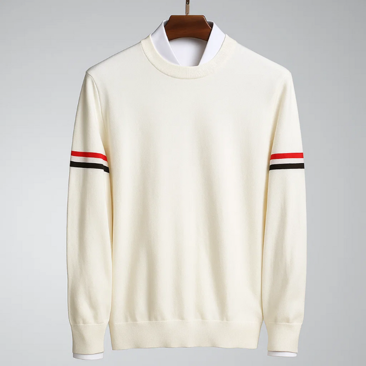 Carlton – Baumwoll Pullover Mit Rundhalsausschnitt