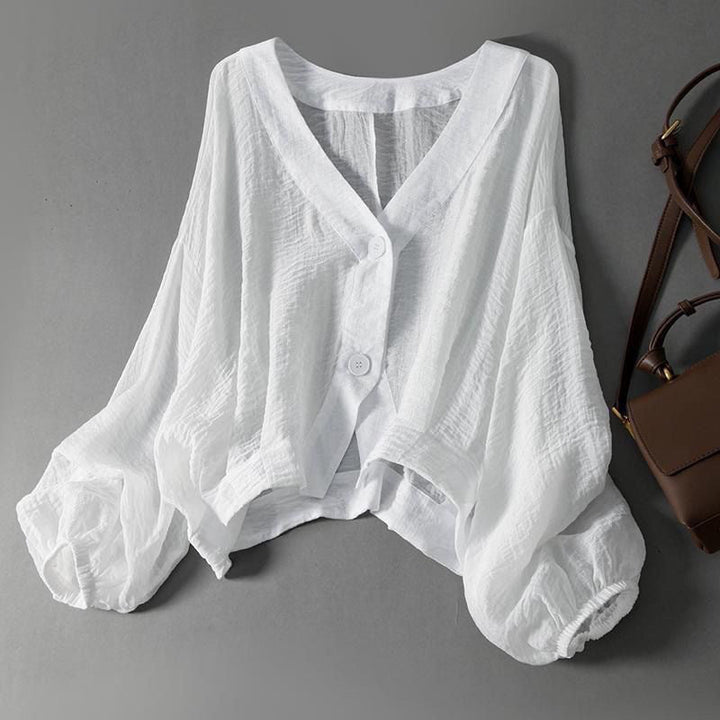 Shuhui – Prämie Leinenbluse