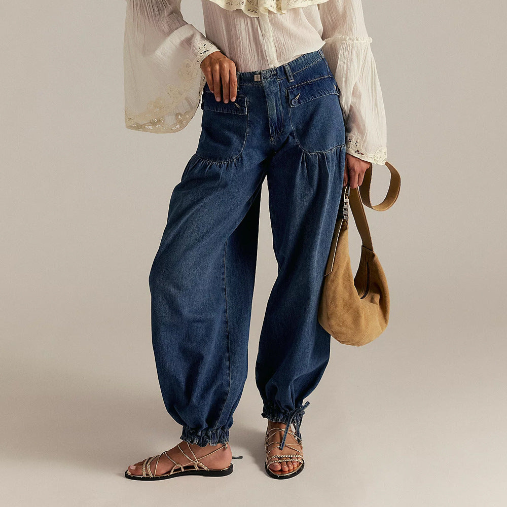 Zilda – Elegante Jeans Mit Fließendem Schnitt