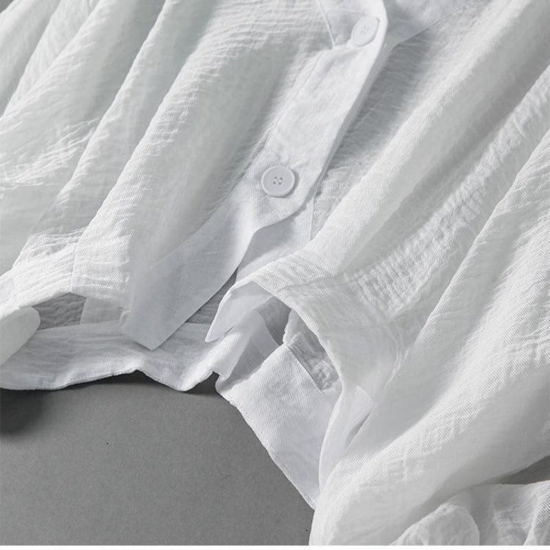 Shuhui – Prämie Leinenbluse