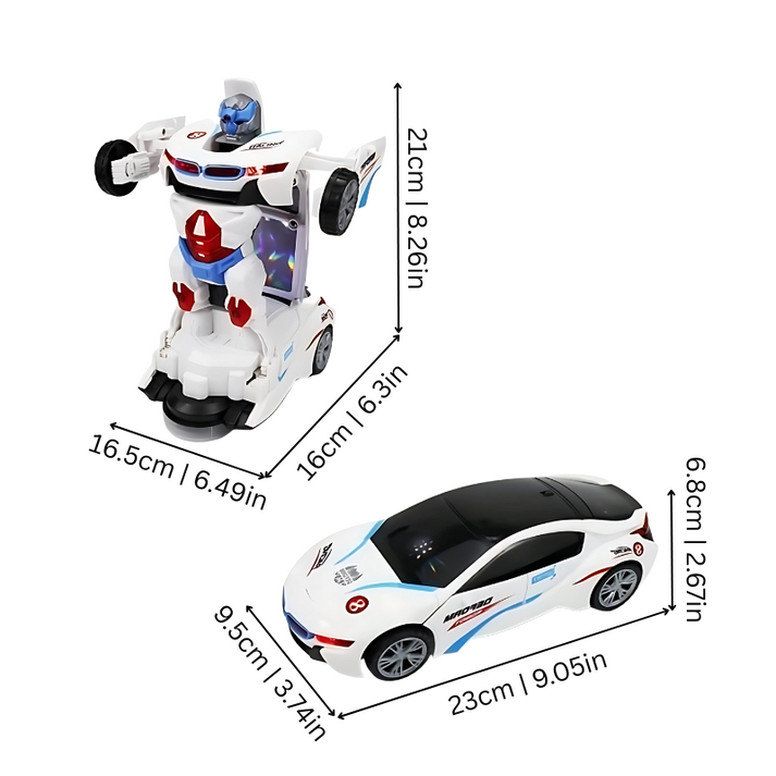 RoboRacer – 2-in-1-Transformerspielzeug: Auto Wird Zum Roboter
