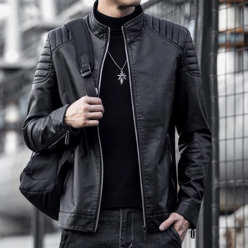 Wiktor - Premium Leder Jacke