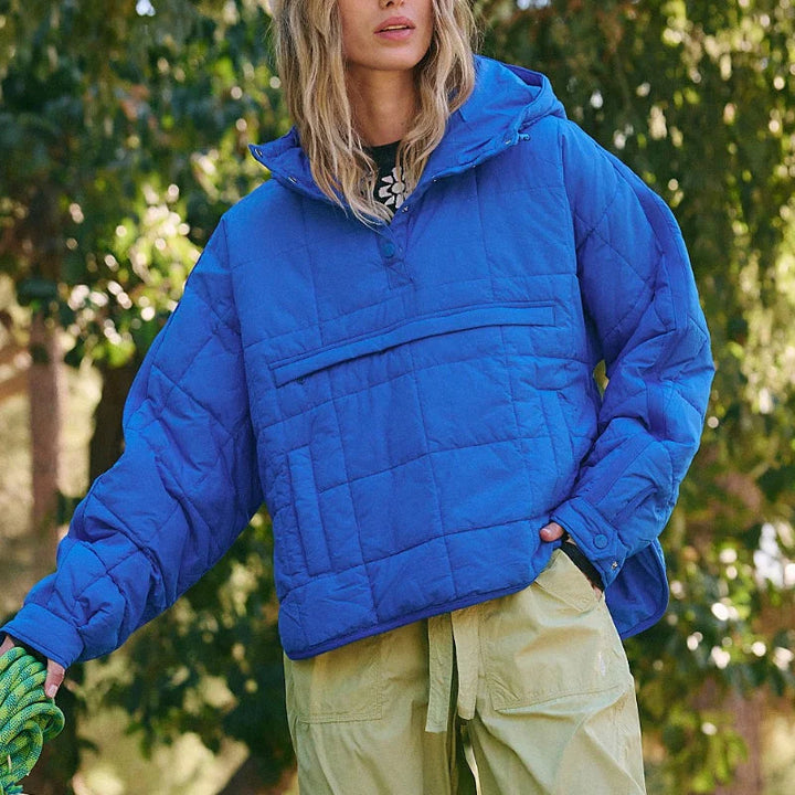 Merve – Elegante Langarm Puffer Jacke