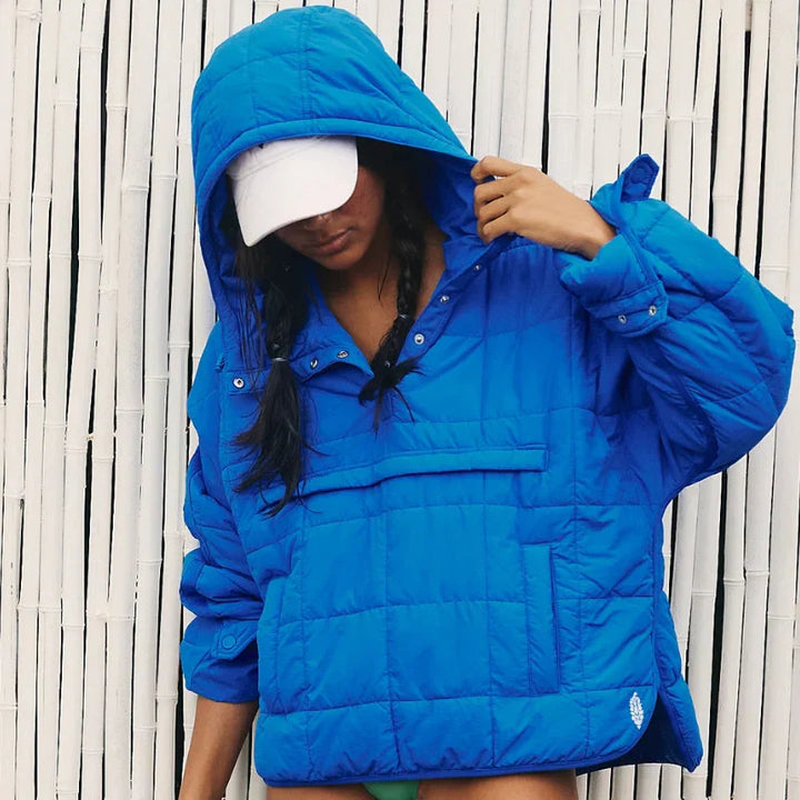 Merve – Elegante Langarm Puffer Jacke