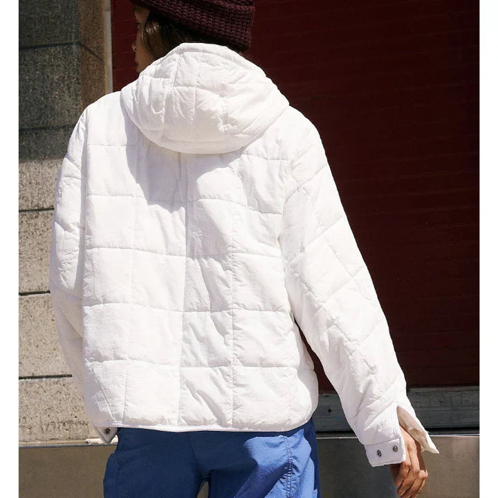 Merve – Elegante Langarm Puffer Jacke