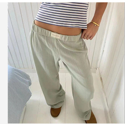 Evgenia - Weit Geschnittene Loungehose Mit Elastischem Bund