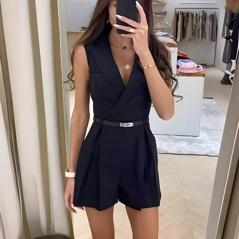 Virosa – Ärmelloser Eleganter Sommer Jumpsuit