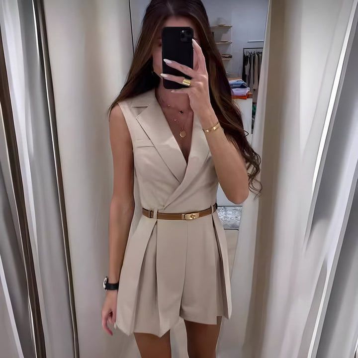 Virosa – Ärmelloser Eleganter Sommer Jumpsuit