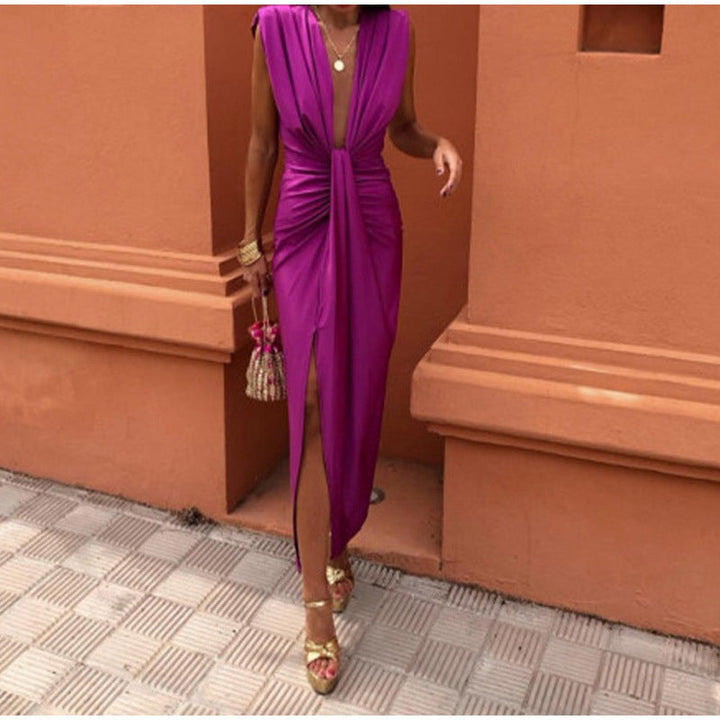Feera - Party Kleid Mit Tiefem Ausschnitt