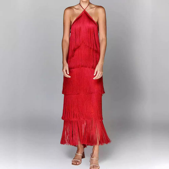 Zarema - Kleid mit Troddeln