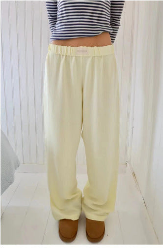 Evgenia - Weit Geschnittene Loungehose Mit Elastischem Bund