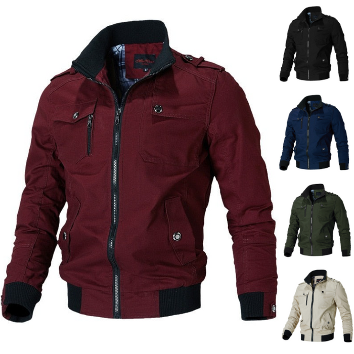 Ahmad – Bomberjacke mit Mehreren Taschen