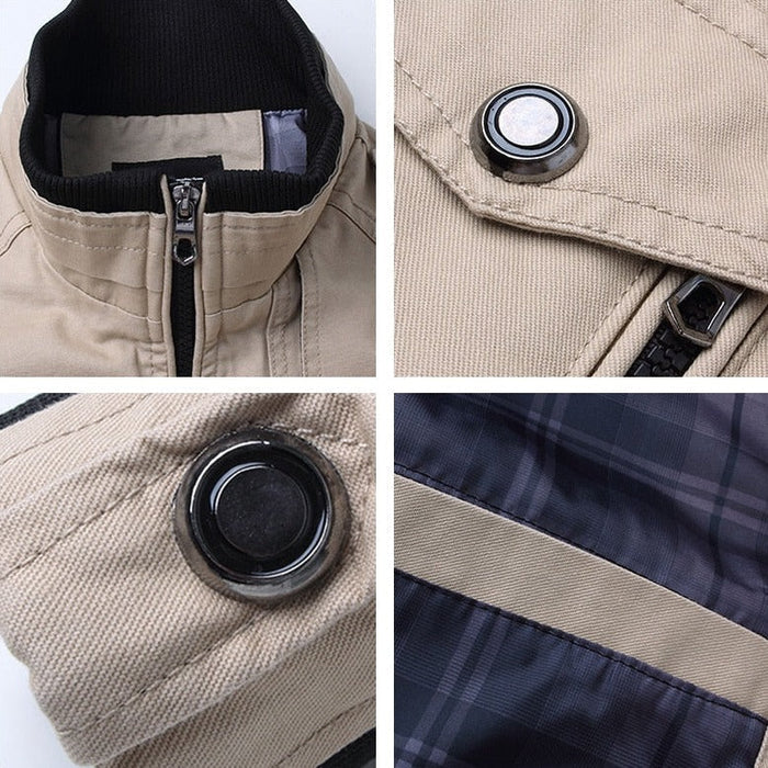 Ahmad – Bomberjacke mit Mehreren Taschen