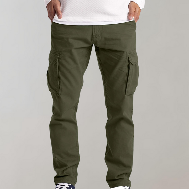 Hansjörg – Leichte Cargohose Mit Taschen
