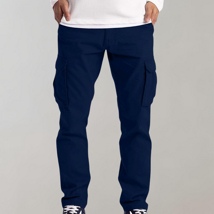 Hansjörg – Leichte Cargohose Mit Taschen