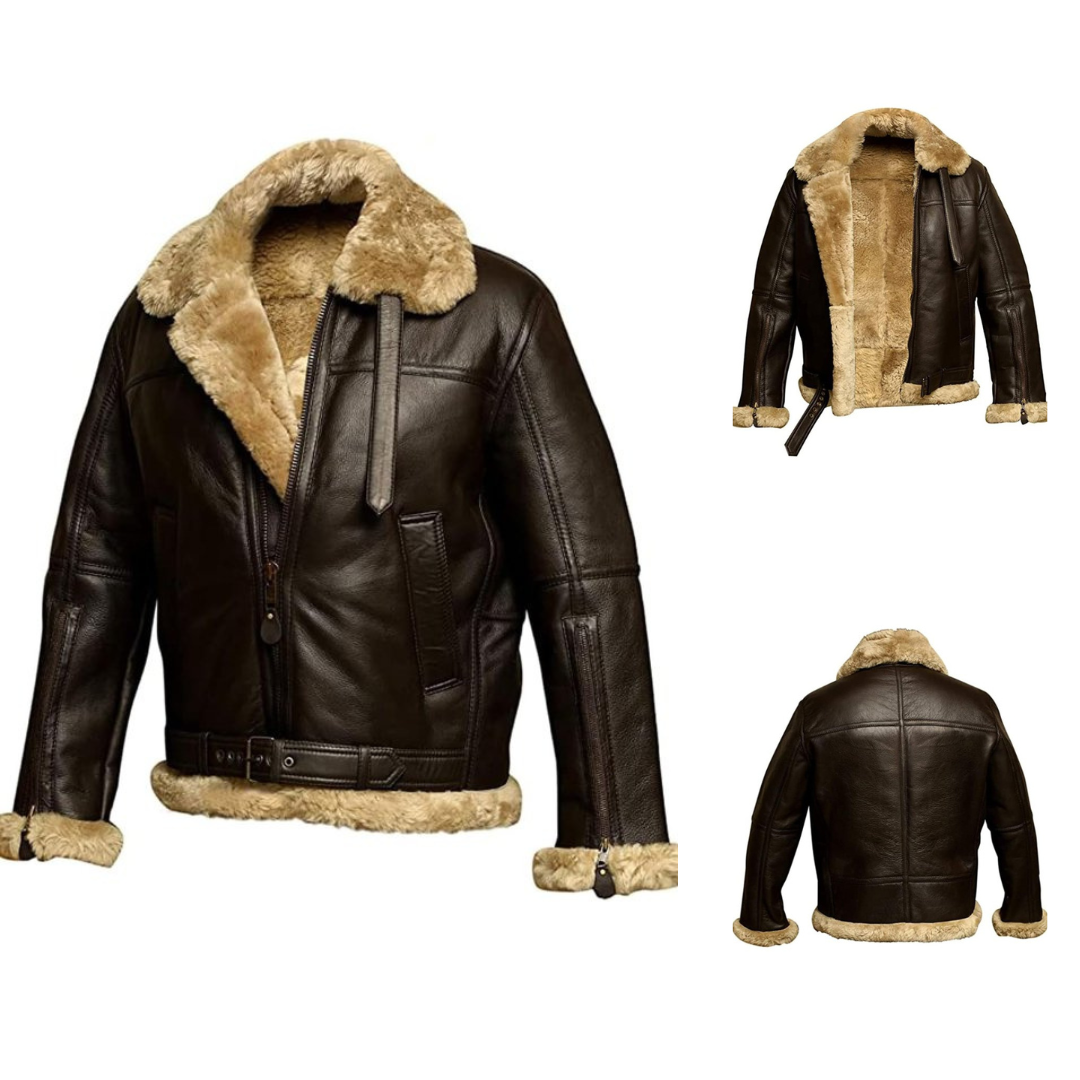 Graham - Warme Lederjacke