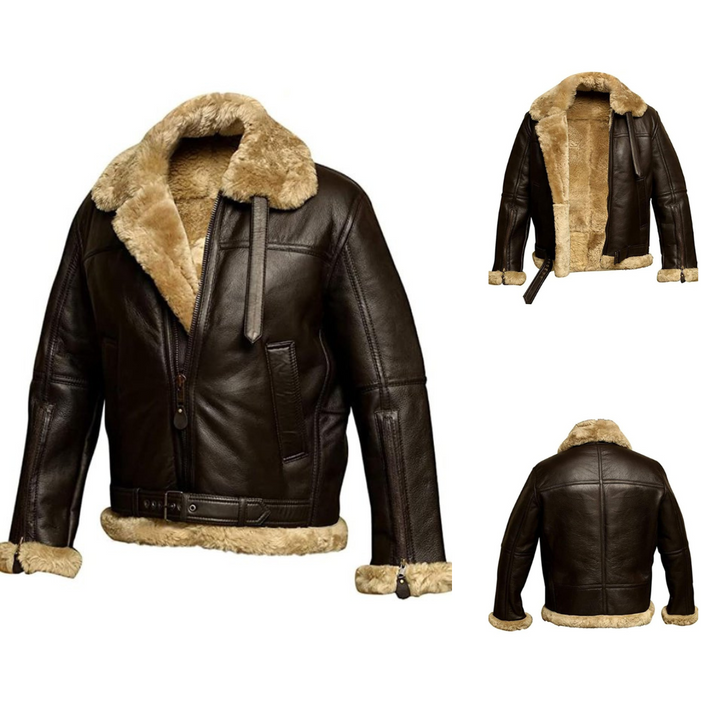 Graham - Warme Lederjacke