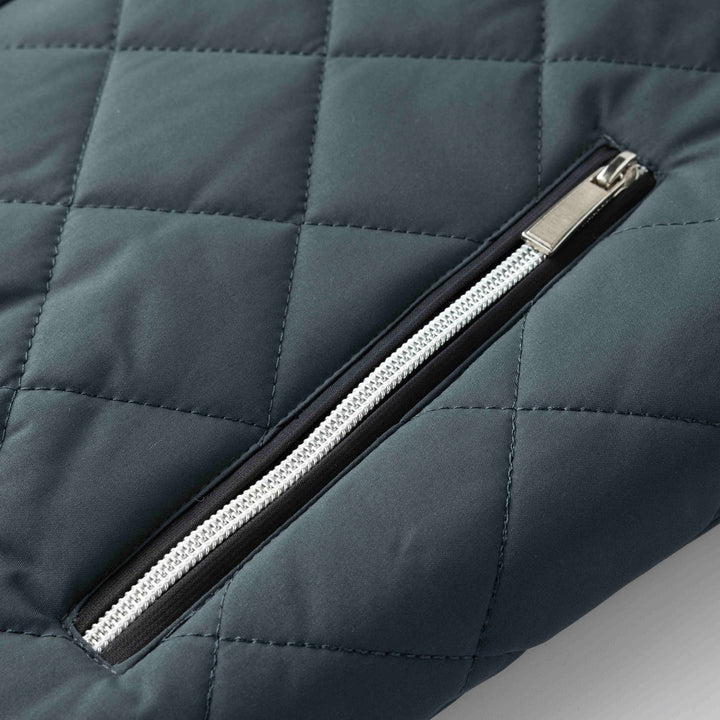 Hristo – Vlies gefütterte Jacke Mit Rautenmuster