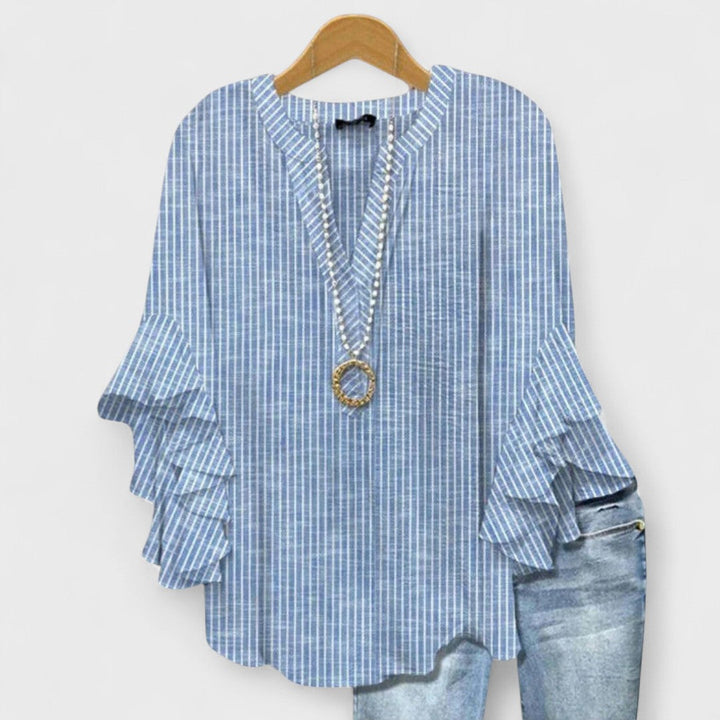 Rachida – Elegante Bluse Mit Blumenmuster