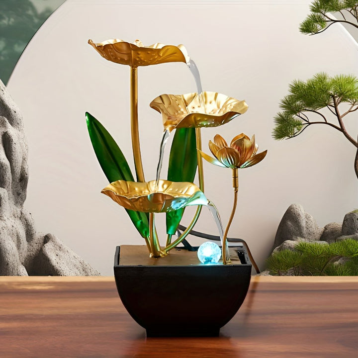 LotusAura – Automatischer Zimmerbrunnen Mit Luftbefeuchter