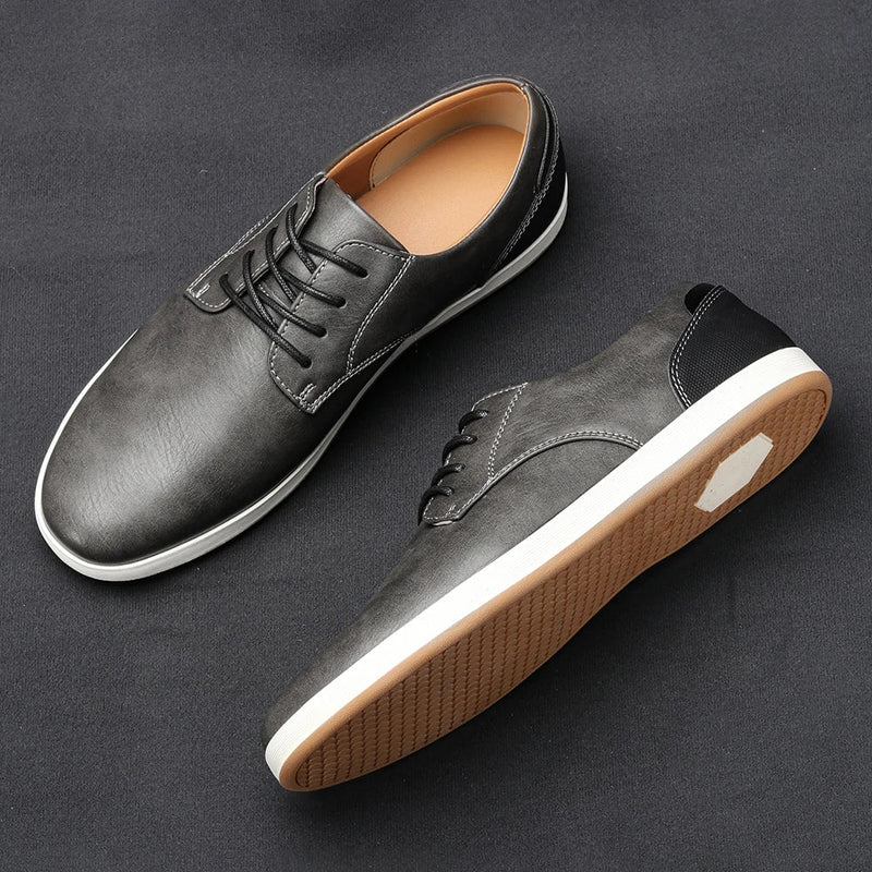 Fausto -  Bequemer Leder Turnschuh