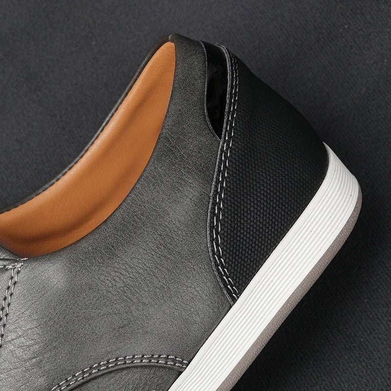 Fausto -  Bequemer Leder Turnschuh