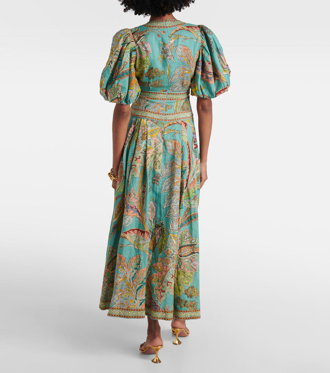 Taliqua – Modisches Kurzarm Kleid Mit Drucken